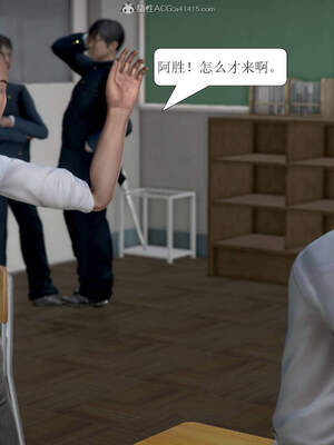 [3D]被学生威胁的丝袜老师李若雪_015
