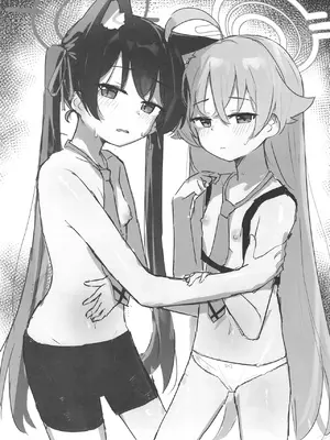 [干しいか (いか)] セリカとホシノははつじょーき (ブルーアーカイブ)｜芹香和星野在发情期 [才羽桃井汉化组] [DL版]_02