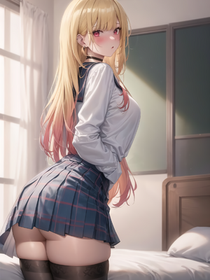[ReverendGreatLove] 喜多川海梦_Marin.Kitagawa_Bedroom2_034