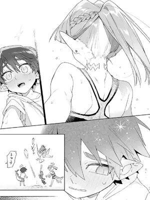 [pink carrot (usachanGET)] ♂が受け。ワニちゃん×サメくん前編_012