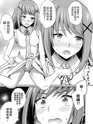 [快刀ゆーひ] 妹が月一でちんこが生える病なのだが (二次元コミックマガジン ふたなり逆アナル 肉棒で雄穴愛でるふたなりヒロインVol.2) [DL版] [漢化組漢化組]_003