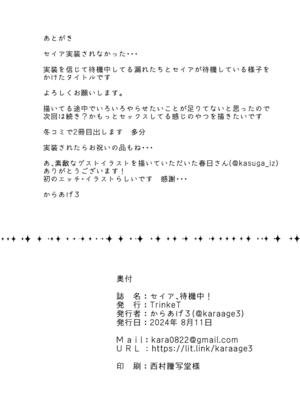 (C104) [TrinkeT (からあげ3)] セイア、待機中! (ブルーアーカイブ)｜圣娅、待机中! [DL版]_21