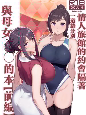 [華容道 (松果)] ラブホでデート壁越しに母娘とそれぞれ〇〇する本【前編】 [中国翻訳]