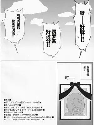 (例大祭16) [鮭の産卵 (はいいろぐま)] ドププッビュッ!!ビュルルルルッ!! (東方Project) [ai忍者翻译]_26