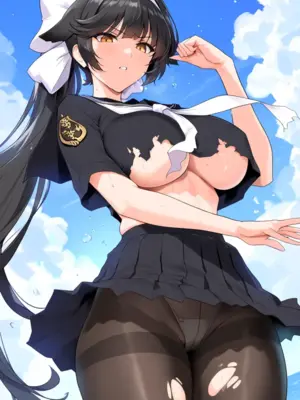 [Patreon] (Yeeting) takao (azur lane)(serafuku) (extra)(AI Generated)_032_32