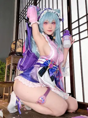 水淼Aqua - 原神 梦见月瑞希 自拍_02
