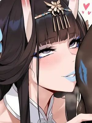 【ABYSOTH】Noshiro BBC blue lips oral [AI Generated]_b_003