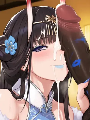 【ABYSOTH】Noshiro BBC blue lips oral [AI Generated]_d_020