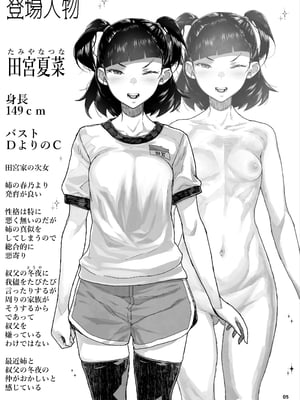 [くろほんやさん (山下クロヲ)] J〇姪っ子の弱味を握った日。3 ～ママ編～ (オリジナル) [DL版]_005