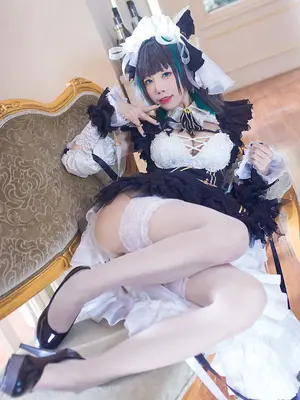 水淼Aqua 碧蓝航线 柴郡_25
