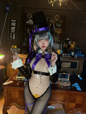 阿薰kaOri - 碧蓝航线 柴郡 魔术师_80