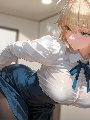 [Tsukinoo] 異端特異点の秘話 ～アルトリア、太った男の罠に落ちる純潔の騎士～_133