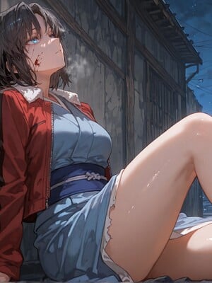 [Tsukinoo] 特異点の秘話 ～両儀式、NTRと禁忌の子種に囚われた運命～_027