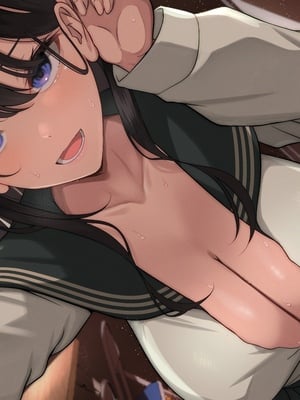 [なのはなジャム] 風紀にめちゃくちゃ厳しい巨乳生徒会長がみんなに内緒で僕をオモチャにして弄んでくる話_421