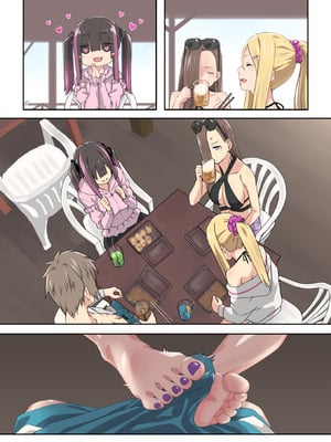 [TJ_studio (冬至)] ぎゃるキャンv～ヤリサーの美女3人とエロ目的で海へ行く話～_098