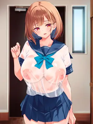 [クリムゾン艦隊] 濡れ透け少女の淫らな誘惑〜訳あり巨乳女子にハメまくって孕ませた話〜_359