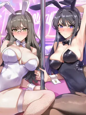 [Patreon] (Yeeting) Mai Sakurajima x Rio Futaba Bunny Girls (AI Generated)_001_128