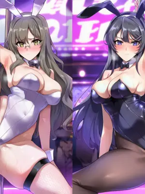 [Patreon] (Yeeting) Mai Sakurajima x Rio Futaba Bunny Girls (AI Generated)_001_129