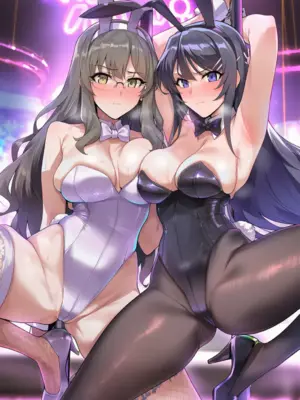 [Patreon] (Yeeting) Mai Sakurajima x Rio Futaba Bunny Girls (AI Generated)_001_134
