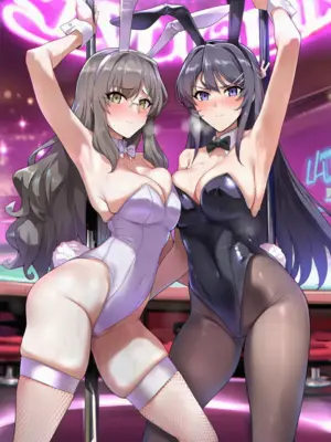 [Patreon] (Yeeting) Mai Sakurajima x Rio Futaba Bunny Girls (AI Generated)_001_139