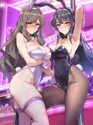 [Patreon] (Yeeting) Mai Sakurajima x Rio Futaba Bunny Girls (AI Generated)_001_145
