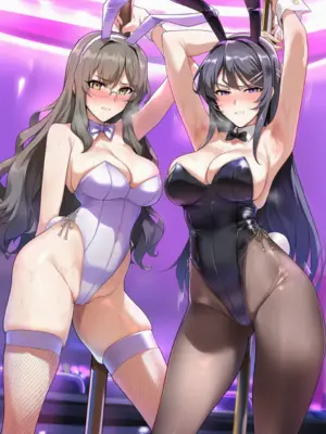 [Patreon] (Yeeting) Mai Sakurajima x Rio Futaba Bunny Girls (AI Generated)_001_146
