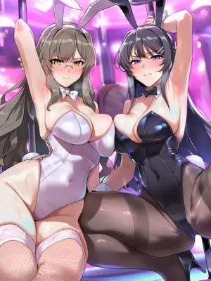 [Patreon] (Yeeting) Mai Sakurajima x Rio Futaba Bunny Girls (AI Generated)_001_150