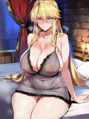 [Patreon] (Yeeting) Artoria Lancer (Silk Night Gown) (AI Generated)_001_107