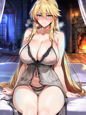 [Patreon] (Yeeting) Artoria Lancer (Silk Night Gown) (AI Generated)_001_126