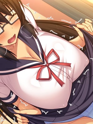 [汁っけの多い柘榴] 委員長は真面目な顔して実は露出エッチが大好き_367