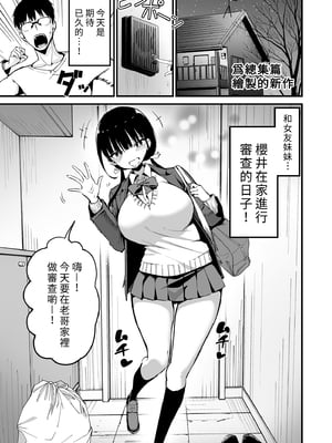 [アオヒモファミリア (あおひも)] 彼女の妹が巨乳ミニスカJKで小悪魔系【総集編】｜女友的妹妹是穿著迷你裙的小惡魔巨乳JK 總集篇 [中文] [無修正]_i-111