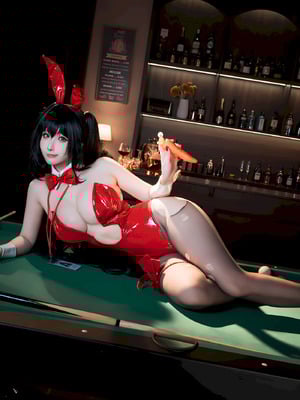 Rioko凉凉子 - 碧蓝航线 大凤 桌球兔女郎_19