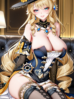 [QosLouisAI] Req：BBC Fuck Navia 64P 娜维娅蓝色蕾丝_0001