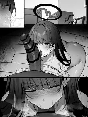 [万能 (万能)] リオは嫉妬する リオのシャーレ当番日誌♥ (ブルーアーカイブ)｜莉音她嫉妒万分 莉音的夏莱值日日记♥ [欶澜汉化组]_48