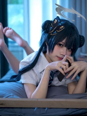 清水凪 - 龙华妃咲 JK (蔚蓝档案)_37_vnyx
