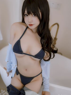 Nyako喵子 - 吉他妹妹 牛仔裤_65_svyv