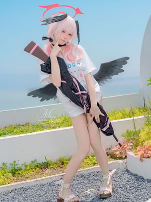 咬一口兔娘ovo (Yaokoututu) - 8月作品『下江小春 泳装』 Honey_04_uyce
