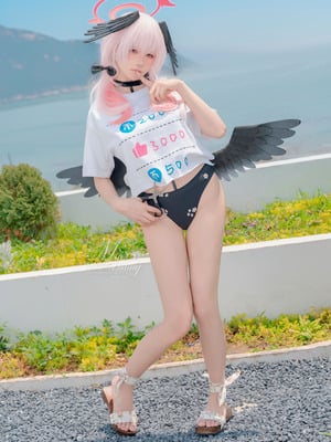 咬一口兔娘ovo (Yaokoututu) - 8月作品『下江小春 泳装』 Honey_08_rjjw