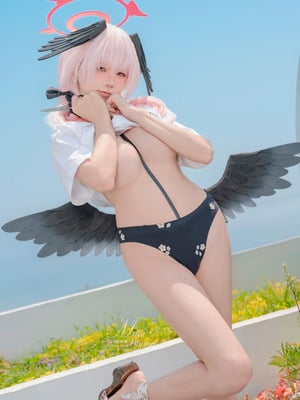 咬一口兔娘ovo (Yaokoututu) - 8月作品『下江小春 泳装』 Honey_10_tnyb