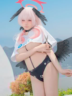 咬一口兔娘ovo (Yaokoututu) - 8月作品『下江小春 泳装』 Honey_12_nbyo