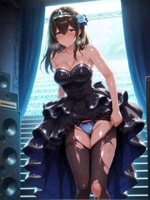 EroMomo - Fumika Sagisawa 鷺沢文香  (Patreon) (AI Generated)_214_Fumika_214