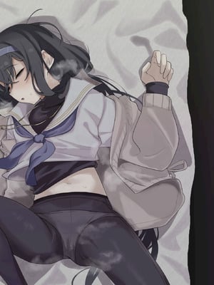 [トテモヨイ (トテモイイ)] ウイにすやすやえっちするのってダメですか？ (ブルーアーカイブ)｜在忧睡得正香的时候不可以和她做爱吗？ [中国翻訳] [DL版]