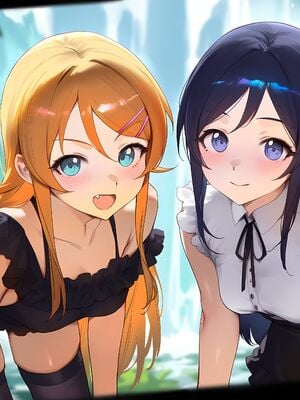 [Elizasrain] Ayase & Kirino (Oreimo) x BWC FFM - Waterfall Shooting (195p)_00010