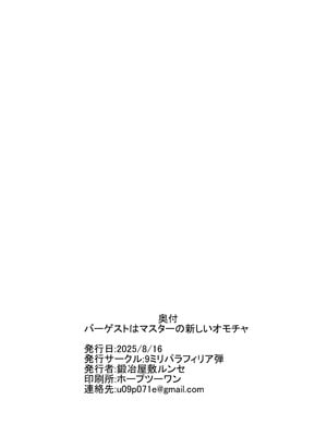[9ミリパラフィリア弾 (鍛冶屋敷ルンセ)] バーゲストはマスターの新しいオモチャ (Fate／Grand Order) [DL版]_24_nisd