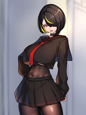 [ニーチェ (助ッチ)] ふたなり不良JKをところてん分からセックス！！【玉なし】_060