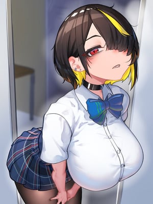 [ニーチェ (助ッチ)] ふたなり不良JKをところてん分からセックス！！【玉なし】_104