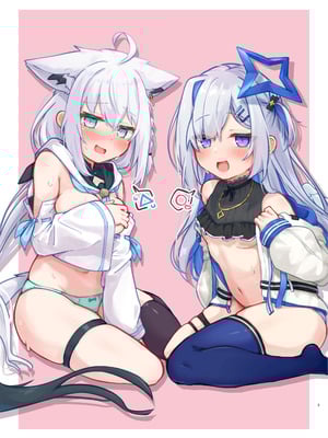 [とみょーかせいしじょう (とみょー)] 推しをえっちな目で見るな！！ (白上フブキ、天音かなた) [DL版]_02