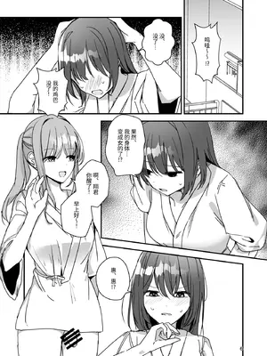 [みやざきうさぎハウス (みやざき)] 女の子になってふたなり彼女に孕ませられる本｜变成女孩子被双性女友弄到怀孕的本子 [伝説の加湿器]_05