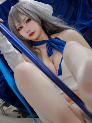【兔胖胖】碧蓝航线-路易九世婚纱花嫁_10017