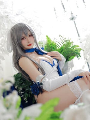 【兔胖胖】碧蓝航线-路易九世婚纱花嫁_10031